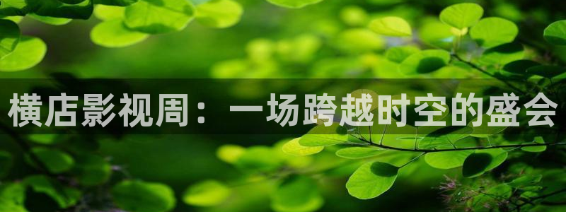 玖玖在线视频：横店影视周：一场跨越时空的盛会